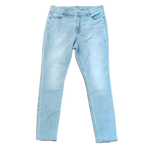 OLD NAVY High Rise WOW Sz 16 Women's Light Wash Skinny Stretch Jeans - Picture 1 of 4